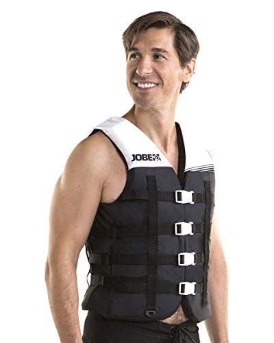 Jobe Gilet di salvataggio Dual Jet Vest in nylon, per sci d'acqua, colore nero