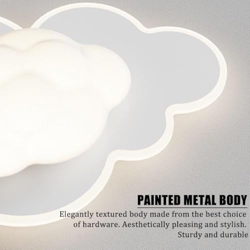 Plafonnier LED Dimmable à Télécommande Lustre Nuage Ajustable Salon Cuisine - 7