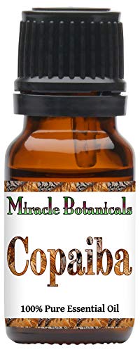 Miracle Botanicals Copaiba Essential Oil - 100% Pure Copaifera Langsdorfii - 10ml or 30ml Sizes - Therapeutic Grade - 10ml