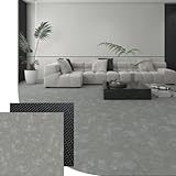 UXPRIN フロアタイル 大理石 置くだけ クッションフロア フローリングマット 吸着タイプ 接着剤不要 フロアシート床用タイル 滑り防止 防水防汚 耐久性強 土足 賃貸 トイレ 玄関 洗面所 店舗 廊下 DIY床材 模様替え ペット対応 PVC素材【8枚約1畳分 / 45.7cm×45.7cm 厚手3mm 大理石柄02】