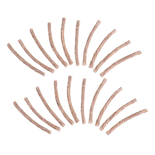 Abaodam 20Pcs Wick Cord Fire Starter Rope for Camping Hiking Easy to Use Outdoor Fire Practical for Emergency Situations and Barbecues