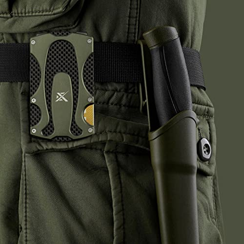 Extremus Tactical Wallet, Carbon Fiber Wallet, Money Clip, Rfid Blocking Technology, Carbon Fiber And Stainless-Steel Construction, Holds 15 Cards Plus Cash, Ultra-Thin Design, Minimalist Wallet #TOP1