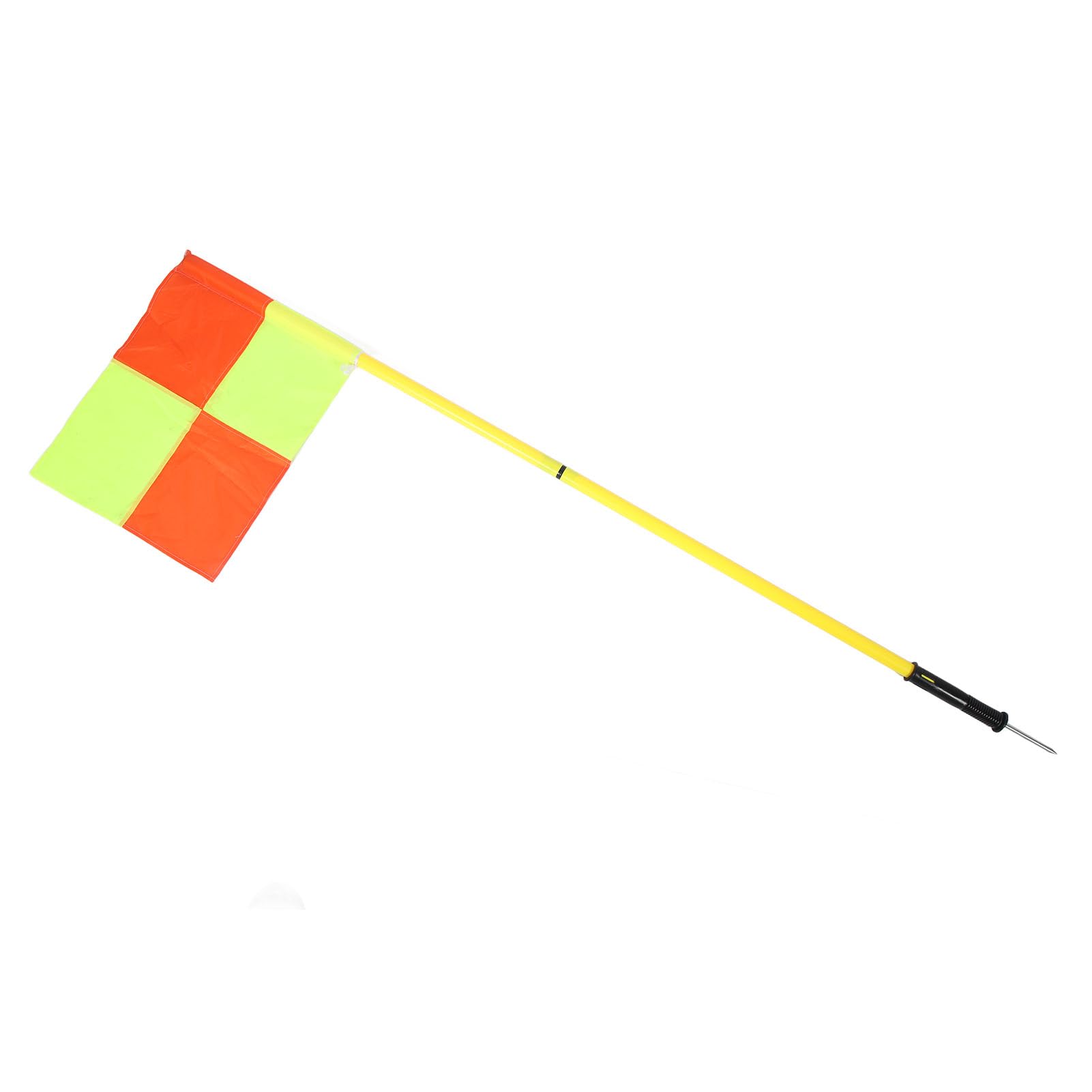 Banderas de Esquina de Campo de Fútbol Equipo de Entrenamiento Duradero para Actividades Al Aire Plástico 4 Piezas 2 Secciones 1,5 M
