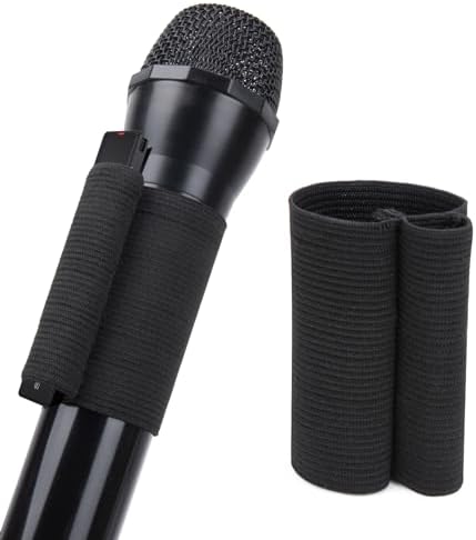 YOUSHARES Manchons Élastiques de Microphone à Main, Elastic Sleev...