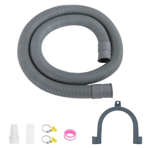 1M Universal-Ersatz-Ablaufschlauch-Verlängerungsset für Waschmaschine, Geschirrspüler und andere Anwendungen (1M)