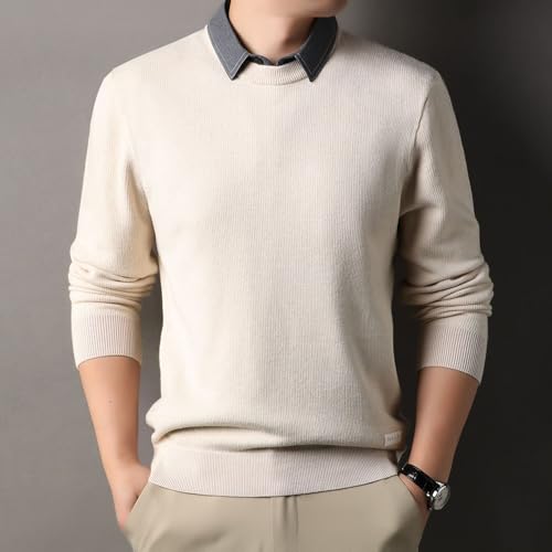 Pull de vacances homme tricoté décontracté et chaud pour soirées d'hiver