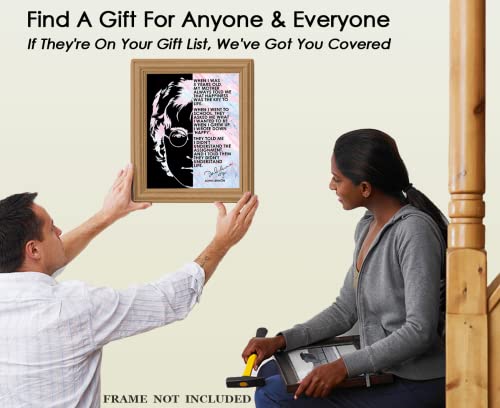 Buzz Unplugged Inspirational Wall Art Poster: "They Didn'T Understand Life" John Lennon thumb #7