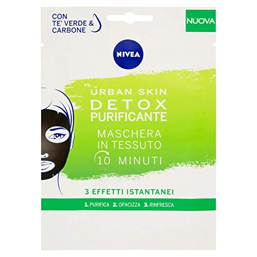 Nivea Maschera in Tessuto Detox, 20g