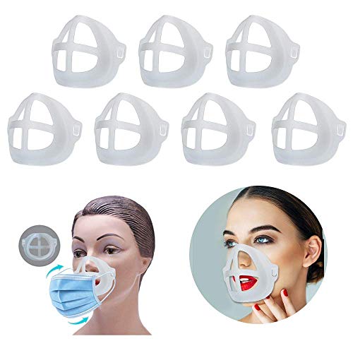 befriadss 3D Stand Respirator Parts for Mask for Women Lipstick Protection Internal Support Increasing Breath Space Bracket Support Frame(7PCS)