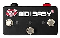 MIDI output – sends standard MIDI over 5-pin port. MIDI input using Disaster Area MIDI Y-cable, passes through any incoming data. You can also send Baby 3 commands from your MIDI controller to trigger its functions. 9V DC – compatible with most pedal...