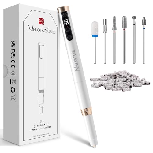 MelodySusie Pen-Shaped Ultra-Slim Cordless Nail Drill, PM170F