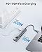 Acer USB C to HDMI Multiport Adapter, 7 in 1 USB-C Hub with HDMI 4K@60Hz, 100W PD, 2 USB-A 3.1 and 1 USB C 3.1 with 5Gbps, SD Card Reader, Type C Dongle for MacBook Pro/air, iPad, iPhone 16/15, Grey