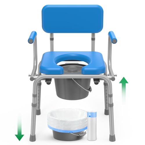 Loyoda Drop Arm Commode 500lbs Capacity