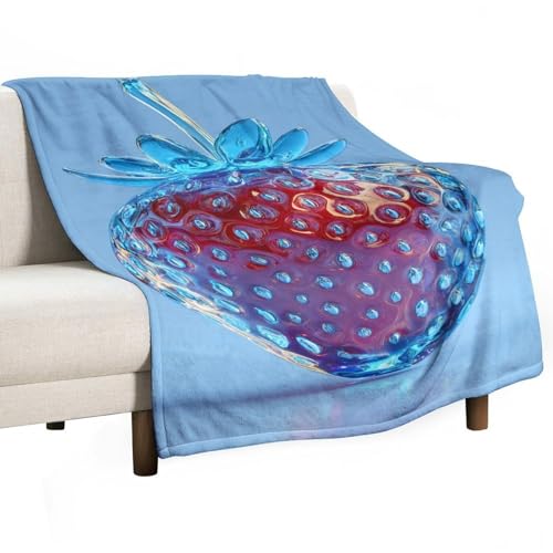 Couverture anti-boulochage durable bleu transparent pour canapé et chambre - 2