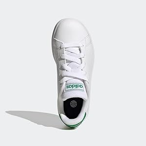 adidas Unisex-Child Advantage Tennis Shoe