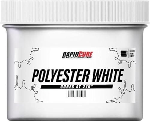 Rapid Cure Polyester White Plastisol Ink - Screen Printing Ink, Gallon