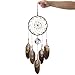 OUTUXED Dream Catcher Tree of Life Brown Native American Dreamcatcher Handmade Feather for Bedroom Wall Hanging Home Decor Wedding Party Blessing Gift Dia 6