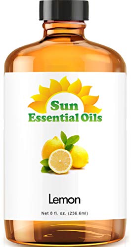 Aceite esencial de limón 8 oz para aromaterapia miniatura 1