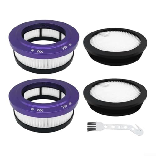 4 filtros de repuesto para aspiradora Star 5, filtros HEPA, accesorios de esponja para limpieza del hogar, captura eficiente de polvo, azul y negro (azul + negro)