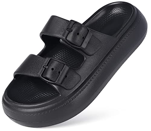 Image of KVbabby Cloud Sandals for Kids Slippers Girls Boys Slides Shower Slippers Ultra Cushion Quick Drying Anti-Slip