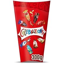 Celebrations Milk Chocolate Box Chocolate Bars 300g Delicious Tasty And Twisty Treat Gift Hamper For Birthday,Christmas Sold By Kidzbuzz