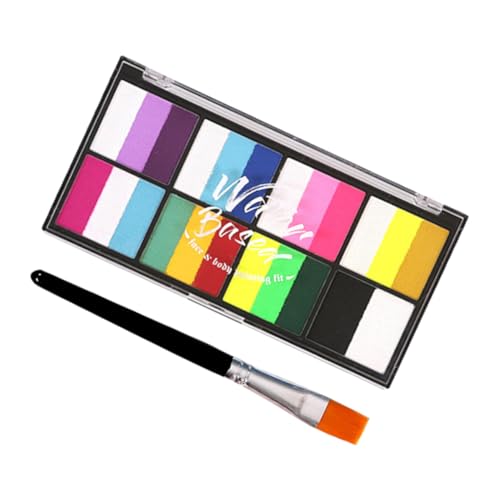 MUSISALY フェイト 水性 塗料 ボディメイク用顔料 大人用 パーティー用品 描画用ペイント 国旗デザイン対応 サッカーファン 応援グッズ ハロウィン 運動会 イベント用