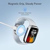 Elebase Magnetyczna Ładowarka do Apple Watch,Przenośna Bezprzewodowa Ładowarka do iWatch z USB-C & Portem Zasilania iPhone'a,Kompatybilna z iWatch Seria 11/10/9/8/7/6, Ultra 2 3, SE 2 3, 42/46/44 mm