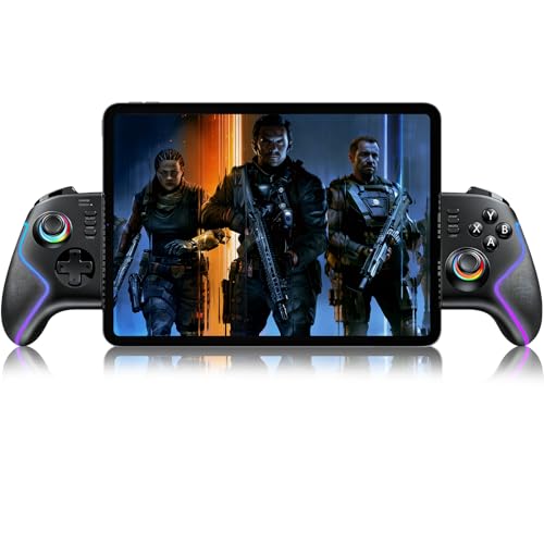Mobile Gaming Controller for iPad & Tablet (Within 13in) Wireless Gamepad for iPhone/Android Phone...