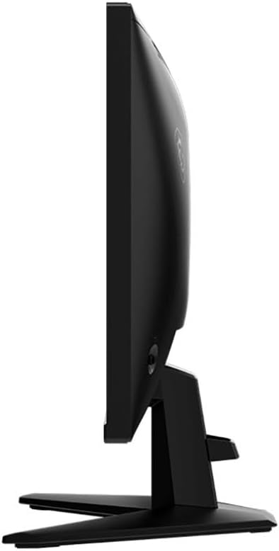 Back view of the MSI MAG 255XF monitor showing connectivity ports