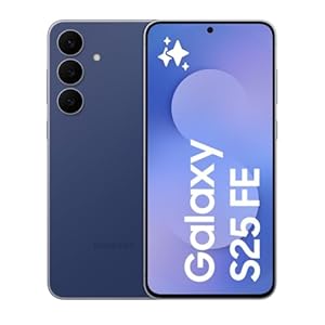 Samsung Galaxy S25 FE, AI Smartphone, Slim 7.4mm Frame, 6.7" FHD Display, 50MP Camera, Exynos 2400, 256GB Storage, 8GB Memory, 4900 mAh Battery, Navy, 3 Year Extended Warranty (UK Version)