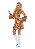 Photo Gallery underwraps women s hippie flower child fancy dress costume large Photo Gallery underwraps women s hippie flower child fancy dress costume large