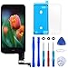 Brinonac Für iPhone 7 Plus Display LCD Touchscreen Digitizer Ersatz Bildschirm Front Komplettes Glas mit Werkzeug und Display Schutzfolie (5,5", Schwarz)