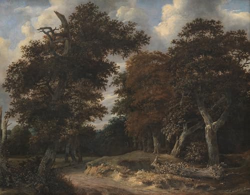 Toile murale abstraite et classique Van Ruisdael impression haute définition