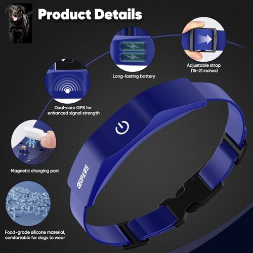 image for GeoPaws GPS Electric Dog Fence with Free App, Wireless Fence System wi