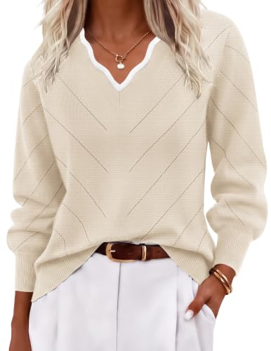 Women's V Neck Sweater