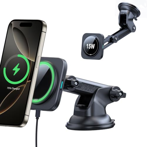 ESR 15W MagSafe Car Mount Charger w/ 3.3' USB-C Cable - image 1