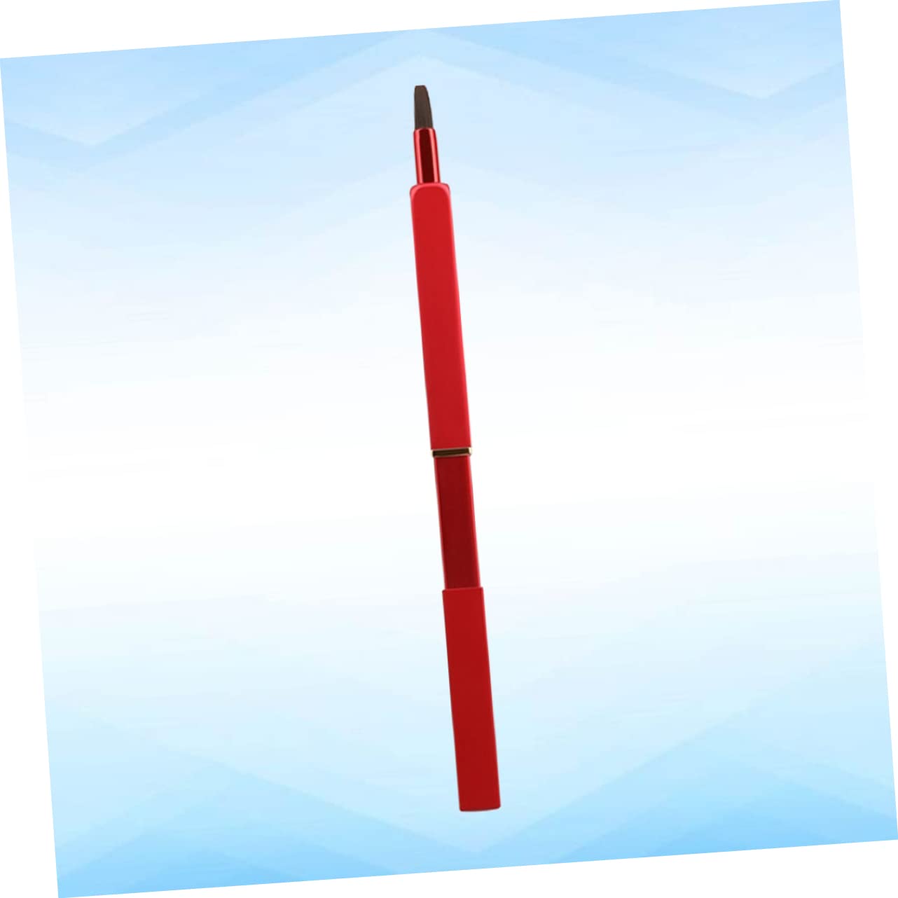 Beatifufu 2pcs Retractable Lip Brush Nylon Fiber Makeup Brush Portable Makeup Tool Kit