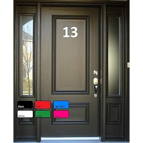 Door Numbers Stickers, Adhesive Number Stickers, Vinyl Decal Stickers, Door Sign, Door Decor, Vinyl Stickers, Door Stickers, Front Door Decal, Vinyl Lettering, Wall Decor, Vinyl Decal, Welcome Sign Cover