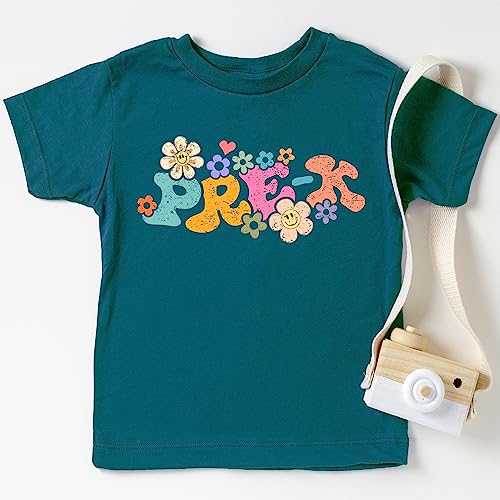 Pre-K Groovy Daisy First Day of School T-Shirt Back to School 1st Day of School Outfit3