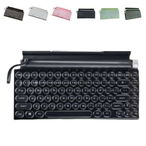 TAKEY�L�[�{�[�h ���J�j�J�� �Q�[�~���O �o�b�N���C�g �^�C�v���C�^�[�� ���� ����p�u���[�g�D�[�X ��x�� �ی^�L�[�L���b�v �p��z�� �l�ԍH�w�f�U�C�� ���@��Ή� 83�L�[ �Q�[�~���O�ƃI�t�B�X�Ɖƒ�p (�u���b�N)