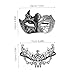 Holibanna 1Pair Couples Masquerade Masks Unique Eye Masks for Costume Parties Carnival Cosplay Durable Design for Men Women Comfortable Fashionable