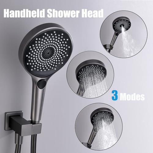 Ensemble de douche encastré avec douchette 3 modes pour stopper les brûlures