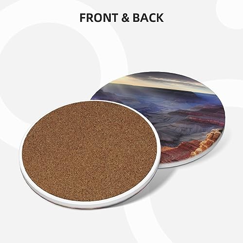 Dessous de verre absorbants céramique pour stopper les taches d'eau - 4