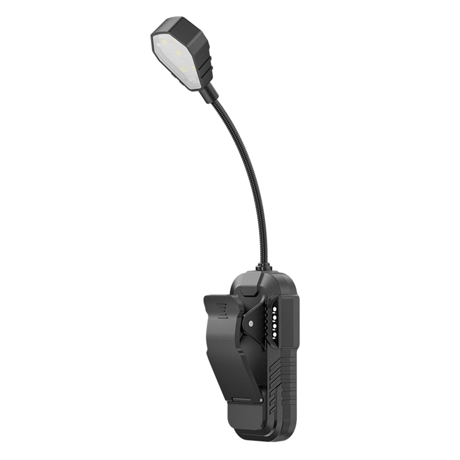 Hsioluted Clip Light Waterproof LED Headlamp USB Rechargeable Clip on Light for Fishing Hiking and Camping Activities Waterproof Desk Lamp
