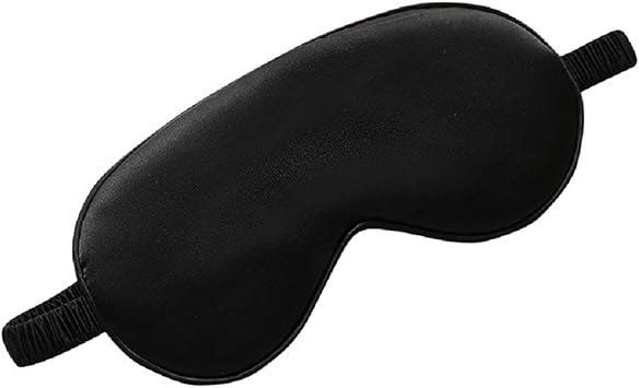 Natural Silk Sleep Mask, Blindfold, Super Smooth Eye Mask Black