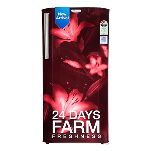 Image of Godrej 180 L 3 Star Turbo Cooling Technology, With 24 Days Farm Freshness Direct Cool Single Door Refrigerator(2023 Model, RD EDGENEO 207C THF BH WN, Blush Wine)