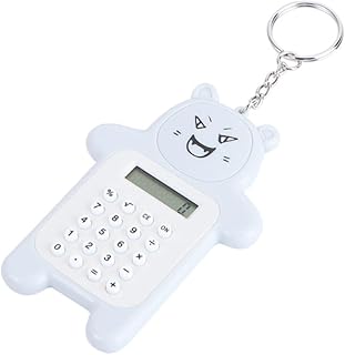 STOBOK Calculadora Desktop Decoração Rosa Carteira Chaveiro Mini Mochila Chaveiro Minúsculo Calculadora Interruptor Mecânico Calculadora Calculadora Botão Calculadora Calculadora Bateria