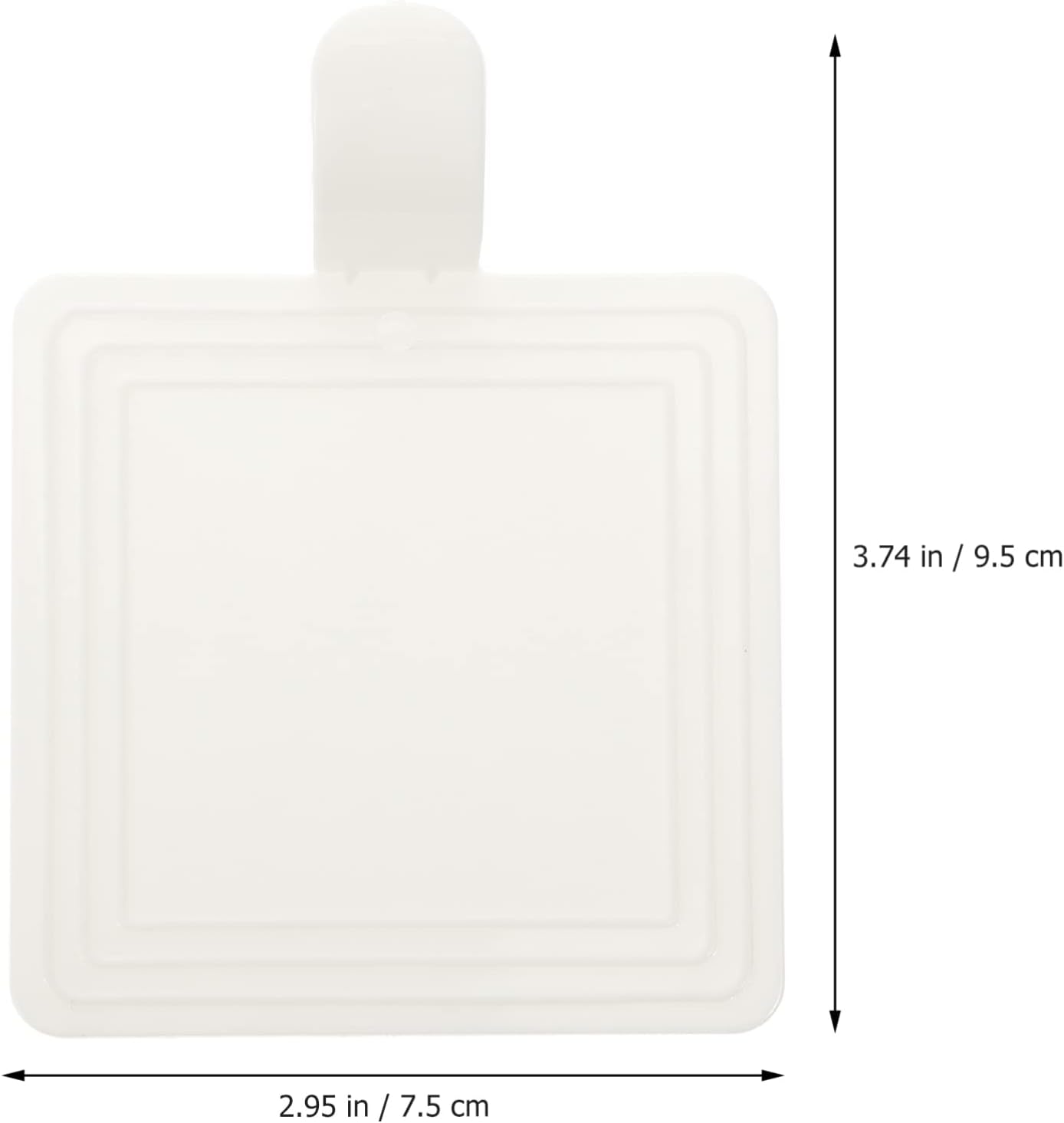 100pcs Mini Cake Boards, Mousse Dessert Board Base, White Paper Cupcake Dessert Displays Tray for Mousse Pastries Dessert Displays Tray Wedding Birthday Decorative Tools Kit (Square)