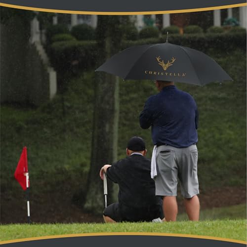 Parapluie de golf et chasse unisexe imperméable grand format bleu - 5