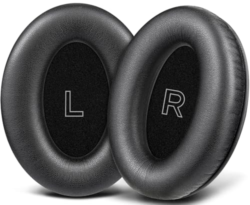 Almohadillas de reemplazo SOULWIT para auriculares Bose A30 Aviation, cojines para oreja con cuero proteico suave y espuma de alta densidad para aislamiento de ruido - Negro miniatura 1